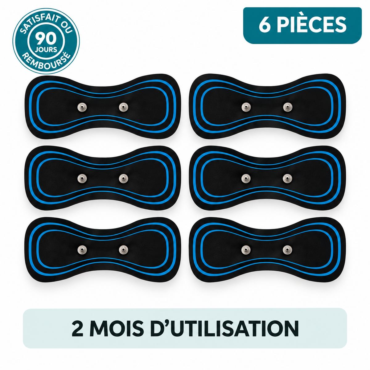 Coussinets adhésifs - Pour masseur multifonctionnel